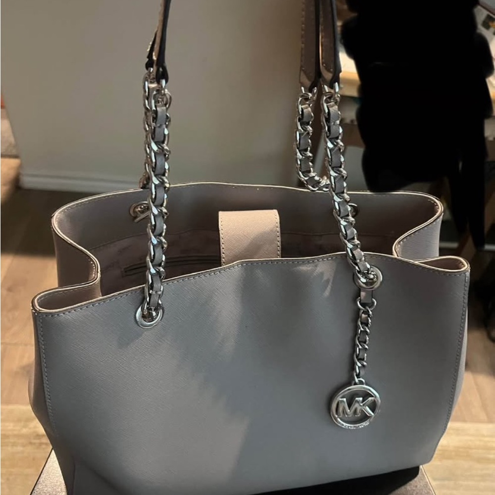 Michael Kors Gray Tote Bag